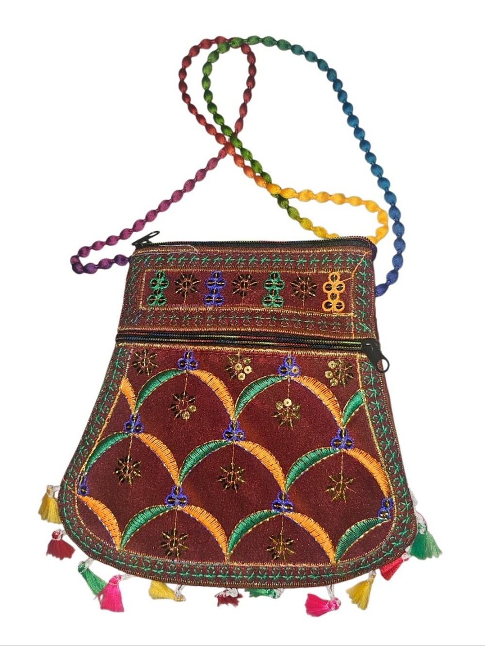 💰Handcrafted Rajasthani Crossbody - Picture 1 of 3